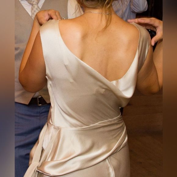 Alberta Ferretti Cream Maxi Dress - Picture 15 of 15